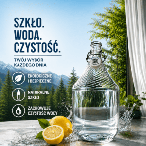 Szklana butelka WodaGO SMART